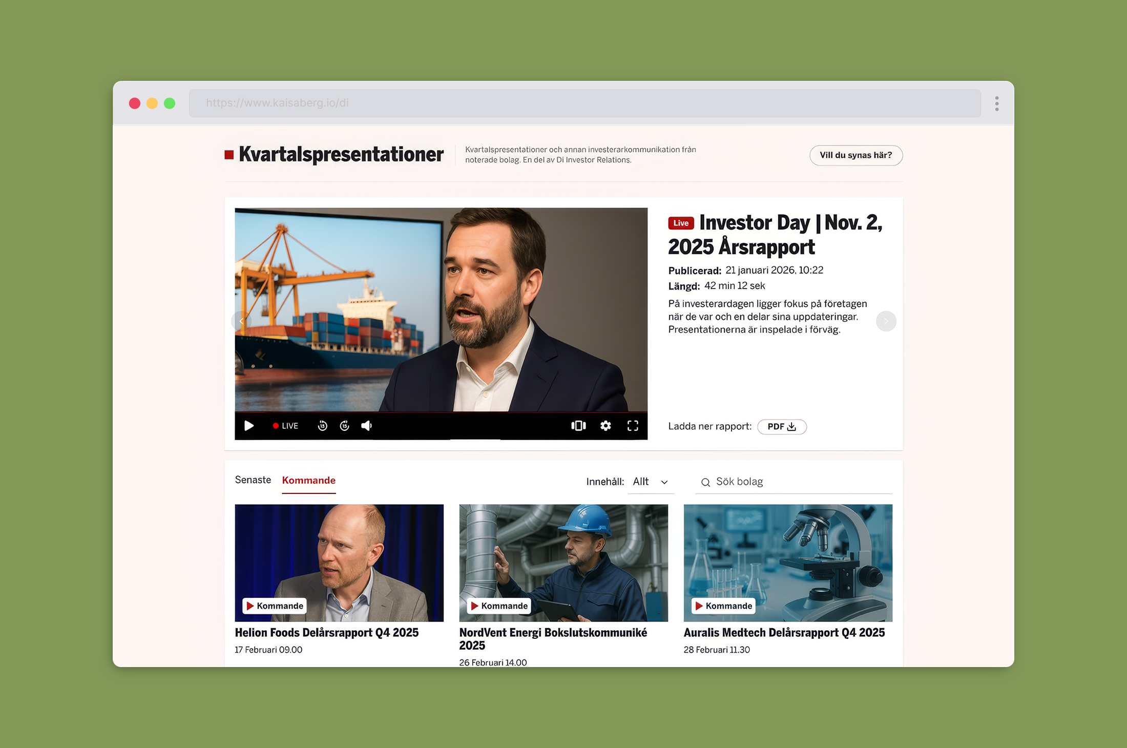 Widgets live on di.se